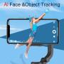 FeiyuTech VLOG Pocket Handheld Gimbal Stabilizer Foldable Pocket-Size 3-Axis with One Key Orientation Toggle Face/Object Tracking for iPhone 11 Pro Max and Smartphone (Black)
