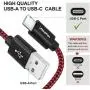 CLEEFUN USB Type C Charger Cable Fast Charging, [6-Pack, 3/3/6/6/10/10 ft] Nylon Braided USB C Cable Compatible with Samsung Galaxy S10e S10 S9 S8 Plus S10+, Note 9 10 8, Moto G8 G7 G6, LG G8 G7 G6