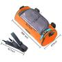 Just Mode(TM)Bicycle Cycling Tube Frame Pannier Waterproof Bike Bag Mobile Phone Screen Touch Holder with Straps