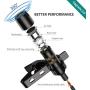 PoP voice Professional Lavalier Lapel Microphone Omnidirectional Condenser Mic for iPhone Android Smartphone,Recording Mic for Youtube,Interview,Video
