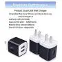 USB Wall Charger,Phone Charging Block,3-Pack 2.1A Dual Port Wall Plug Head Travel Adapter Cube Compatible iPhone 11 Pro Max XS XR X 8 7 6 Plus,Samsung Galaxy A11 S20 S20+ S10e S10 S9 Note 10 10+ 9 8