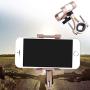 Enrilior Bicycle Aluminium Alloy Mobile Phone Holder Bracket Bike Cycling Accessory(Golden)