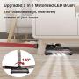 Vacuum Cleaner, 18Kpa Super Suction Vacuum Cleaner, 4 in 1 Corded Stick Vacuum, Easy Empty Dirt Bin, Lightweight& Versatile, Handheld Vacuum with Upgraded LED Motorized Brush for Carpet& Hardwood