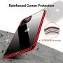 TORRAS Crystal Clear iPhone 11 Case, [10X Anti-Yellowing] Thin Slim [Anti-Scratch] Shockproof Soft TPU Rubber Cover Case for iPhone 11 6.1 inch, Glossy Red