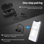 Axloie Sports Wireless Earbuds Bluetooth 5.0 Headphones True Wireless Deep Bass in-Ear Mini TWS Stereo IPX7 Waterproof 25H Playtime Wireless Earphones with Charging Case for Running Workout Gym iPhone