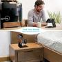 Cell Phone Stand for Apple Watch, ENIBON 2 in 1 Adjustable Charging Station Universal Desktop Phone Holder for Apple Watch 5/4/3/2/1 and iPhone 11/11 Pro/11 Pro Max/Xr/Xs Max (Black)