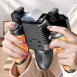 DDDF Mobile Game Controller，Mobile Game Controller for PUBG/Call of Duty/Fotnite Gaming Grip Gamepad Mobile Controller Trigger for 4.5-6.5" iOS Android Phone