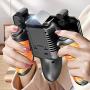 DDDF Mobile Game Controller，Mobile Game Controller for PUBG/Call of Duty/Fotnite Gaming Grip Gamepad Mobile Controller Trigger for 4.5-6.5" iOS Android Phone