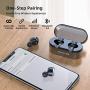 Wireless Earbuds, ENACFIRE E18 Plus Bluetooth Earbuds with Wireless Charging Case CVC8.0 3D Stereo Sound Deep Bass IPX8 Waterproof 8H Super-Long Battery Duration