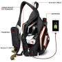 KAKA Sling Bag,Crossbody Backpack Shoulder Bag Travel With USB Charging Port
