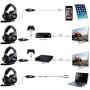 Sades SA-810 Multi-platform Compatible Over-Ear Stereo Bass Gaming Headphone with Noise Isolation Microphone - Black