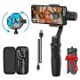 3-Axis Handheld Smartphone Gimbal Stabilizer for iPhone X XR XS Vlog Youtuber Live Video Record with Sport Inception Mode Face Object Tracking Motion Time-Lapse - Hohem Isteady Mobile Plus