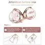GVIEWIN Marble Cell Phone Ring Holder Finger Ring Stand, Kickstand Metal Grip Holder for Magnetic Car Mount Compatible with iPhone 11 Pro Max/X/XR/SE 2020 and Other Smartphones (Marble/Light Pink)