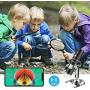 STPCTOU Wireless Digital Microscope 50X-1000X 1080P Handheld Portable Mini WiFi USB Microscope Camera with 8 LED Lights for iPhone/iPad/Smartphone/Tablet/PC