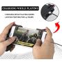 PASNOWFU PUBG Mobile Trigger Mobile Game iOS & Android Controller, Aim Trigger Fire Buttons L1R1 Shooter Sensitive Joystick 【Two Buttons + Gamepad + Finger Sleeve + Joystick】
