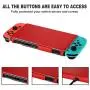 Valkit Protective Case Cover for Nintendo Switch 2017, Comfortable Soft TPU Grip Case and Ergonomic Anti-Scratch Shock-Absorption Cover with Leather Smart Cover,Red Valkit Protective Case Cover for Nintendo Switch 2017, Comfortable Soft TPU Grip Case and Ergonomic Anti-Scratch Shock-Absorption Cover with Leather Smart Cover,Red