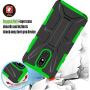 HNHYGETE Designed for LG STYLO 5 Plus(2019) Case,LG Stylo 5 Cell Phone Case,Dual Layer Heavy Duty Non Slip Shockproof Bumper Rugged Protective Cover (Green)