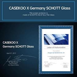 CASEKOO [Military Grade Shatterproof] Compatible with iPhone 11 Pro Max Screen Protector, iPhone Xs Max Screen Protector Made of Protective SCHOTT Glass for iPhone 11 Pro Max/Xs Max 6.5 - (2 Pack)