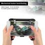 Bewinner1 Mobile Game Controller, Mechanical Gamepad Game Handle Gaming Grip for 4.7-6.0 inch Android/iOS Mobile Phone, Gaming Handle Grip with Fan for Fast Heat Dissipation