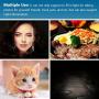 Selfie Light Rechargeable for iPhone, Ring Light with 9-Level Adjustable Brightness for Laptop, Clip on Mini Cell Phone LED Light, Portable Battery Operated Light, USB Powered Photo Light for Video