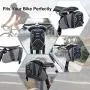 Saddle Bag for Bicycle, TecTri Strap-On Bike Seat Pack Bag Waterproof Zipper Wedge Pack for Cycling with LED Taillight Mesh Pocket Inside Saddle Bag for Bicycle, TecTri Strap-On Bike Seat Pack Bag Waterproof Zipper Wedge Pack for Cycling with LED Taillight Mesh Pocket Inside