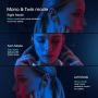 Wireless Earbuds, Upgraded Mpow M9 4-mic Noise Cancelling Bluetooth 5.0 Earphones in-Ear, Touch Control Stereo Bass Sports Headphones, 40H Playing Time/USB-C/IPX8 Waterproof, Single/Twin Mode, Red