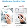 ESR Upgraded Stylus Pen for iPad, Active Stylus with Palm Rejection, Precise & Rechargeable Pencil Compatible with iPad Pro 11/iPad Pro 12.9 /iPad 7th Gen/iPad 6th Gen/iPad Air 3/iPad Mini 5 - White