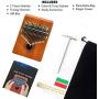 Kalimba Thumb Piano 17 Keys with Mahogany Portable African Mbira Gift for Kids Adult (Style4)