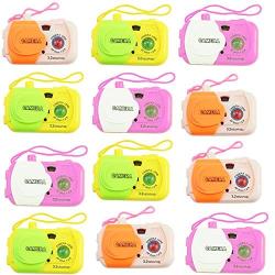 Kuqqi Clicking Camera With Animal Pictures - Pack Of 12 Plastic Cameras