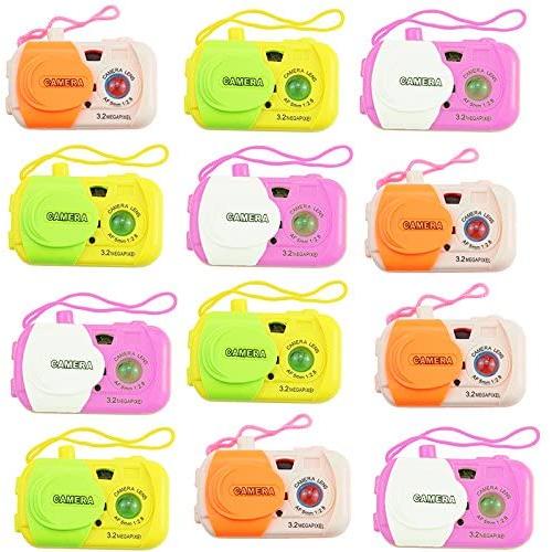 Kuqqi Clicking Camera With Animal Pictures - Pack Of 12 Plastic Cameras