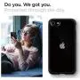 Spigen Ultra Hybrid [2nd Generation] Designed for Apple iPhone SE 2020 Case/Designed for iPhone 8 Case (2017) / Designed for iPhone 7 Case (2016) - Black