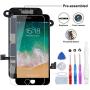 YPLANG for iPhone 8 Screen Replacement, LCD Display 3D Touch Screen Digitizer Full Assembly with Proximity Sensor, Ear Speaker and Front Camera (Black)