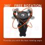 FITFORT Universal Air Vent Car Mount - 360° Rotation Clip Car Mount Phone Holder with Adjustable Switch Lock for All Smartphones GPS Navigation