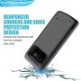 LOYTAL Battery Case for Samsung Galaxy Note 9, 5000mAh Rechargeable Battery Charging/Charger Case with S-Pen Hole, Adds 90% Extra Juice, Charges 2 Devices Simultaneously