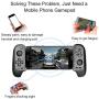XFUNY Mobile Game Controller, Telescopic Wireless Bluetooth Controller Gamepad for Android Phone, with Flexible Joystick (Black)