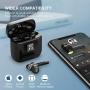KLOKOL True Wireless Earbuds Bluetooth 5.0 Headphones 20H Playtime IPX8 Waterproof in-Ear Earphones Noise Cancelling for Sports Running with Microphone Compatible with iPhone Android (Black)