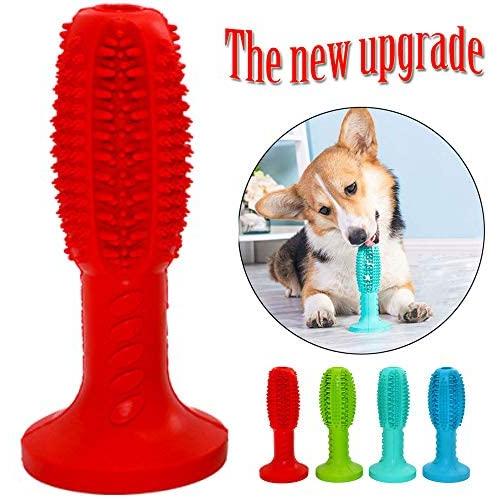 nonogo Dog Toothbrush chew Stick Suction Cup Dog Toy,Natural Rubber Teeth Cleaning Chewing Toys,Non-Toxic Chewy Dog Toothbrush is Suitable for Small and Medium-Sized Pets