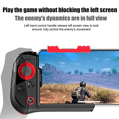 RONSHIN Wireless Controller,for Android iOS Game Controller PG-9121 Wireless Bluetooth for Tablet PC TV Box One-Handed Smartphone Android Game Joystick Gifts for Boys
