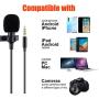 Lavalier Lapel Microphone, Kuyang 2 Pack Omnidirectional Mic for Smartphone, Desktop PC Computer, DSLR, Recording Mic for Podcast, YouTube, Vlogging, and Interview