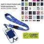 Gear Beast Universal Cell Phone Lanyard Compatible with iPhone, Galaxy & Most Smartphones Includes Phone Case Holder with Card Pocket,Soft Neck Strap with Breakaway Clasp & Detachable Convenience Cli