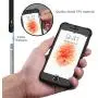 ORETECH iPhone 6S Plus Case, iPhone 6 Plus/6S Plus Case with [2 x Tempered Glass Screen Protector] 360° Shockproof Protective Hard PC+Soft TPU Silicone Cover for iPhone 6 Plus/6s Plus - 5.5 Black