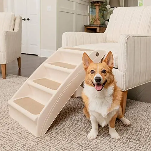 PetSafe CozyUp Folding Pet Steps, Foldable Steps for Dogs and Cats, Best for Small to Large Pets PetSafe CozyUp Folding Pet Steps, Foldable Steps for Dogs and Cats, Best for Small to Large Pets