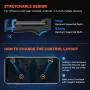 IFYOO MGT108 Mobile Game Controller Gaming Trigger Button Compatible with PUBG Mobile/Fortnitee Mobile/Call of Duty Mobile, Compatible with Android Phone & iPhone - BlueX2 IFYOO MGT108 Mobile Game Controller Gaming Trigger Button Compatible with PUBG Mobile/Fortnitee Mobile/Call of Duty Mobile, Compatible with Android Phone & iPhone - BlueX2