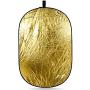 Neewer 5 in 1 Portable Round Collapsible Multi Disc Photography Lighting Reflector 24x36 inches/60x90centimeters with Carrying Case for Photo Studio Shooting