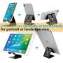 Desk Cell Phone Stand Holder Aluminum Phone Dock Cradle Compatible with Switch, All Android Smartphone, for iPhone 11 Pro Xs Xs Max Xr X 8 7 6 6s Plus 5 5s 5c Charging, Accessories Desk (Black)