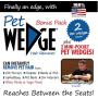 Pet Wedge Hair Remover- 2 Pack Pet Wedge & 2 Free Mini-Pocket Pet Wedge. Bonus Pack