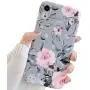 YeLoveHaw iPhone XR Case for Girls, Flexible Soft Slim Fit Full-Around Protective Cute Shell Phone Case Cover with Purple Floral and Gray Leaves Pattern for iPhone XR 6.1 Inch (Pink Flowers) YeLoveHaw iPhone XR Case for Girls, Flexible Soft Slim Fit Full-Around Protective Cute Shell Phone Case Cover with Purple Floral and Gray Leaves Pattern for iPhone XR 6.1 Inch (Pink Flowers)