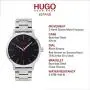 HUGO by Hugo Boss Mens #Stand Quartz Watch with Stainless Steel Strap, Silver, 20 (Model: 1530140) HUGO by Hugo Boss Mens #Stand Quartz Watch with Stainless Steel Strap, Silver, 20 (Model: 1530140)