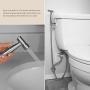 Handheld Bidet Toilet Sprayer Kit, ALLOMN Premium Stainless Steel Baby Cloth Diaper Washer Shower Sprayer for Toilet Seat Cleaning Bathroom Floors Personal Hygiene