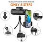 Monocular Telescope - 12X50 High Power 【HD Monocular for Bird Watching】 with Smartphone Holder & Tripod IPX7 Waterproof Monocular Made by Hyper FMC BAK4 Prism & Eco-Friendly Materials